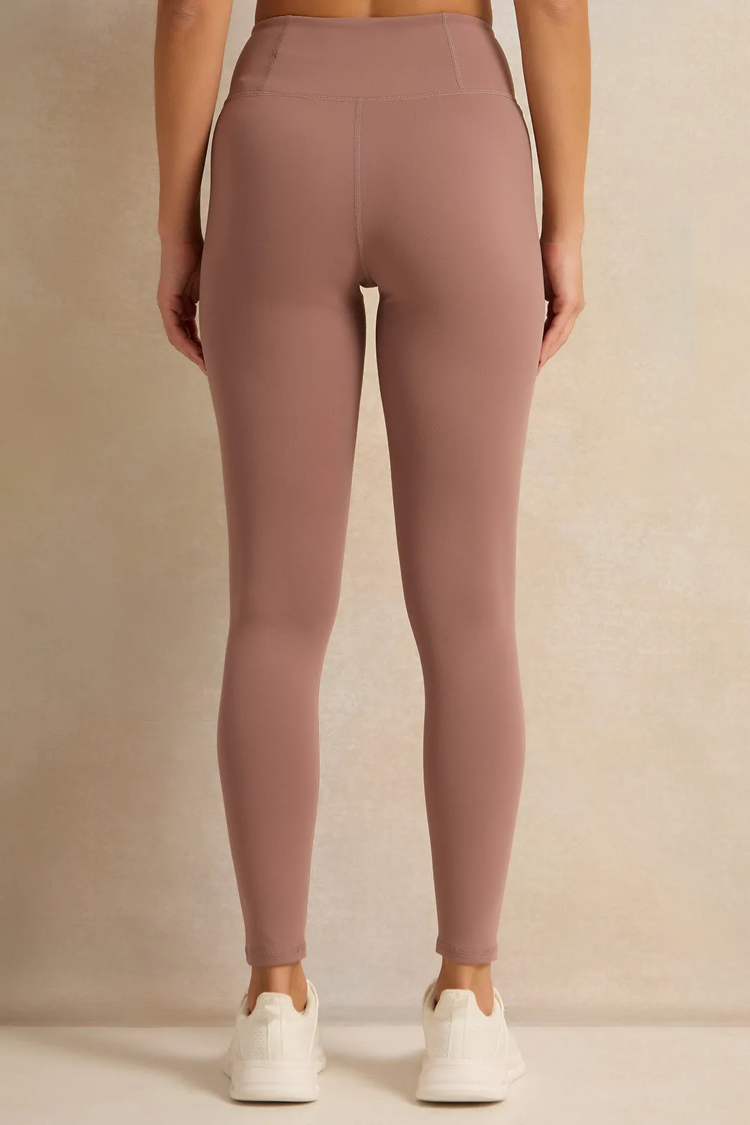 Women Brown Active Leggings sold by Redtag product image thumbnail 3