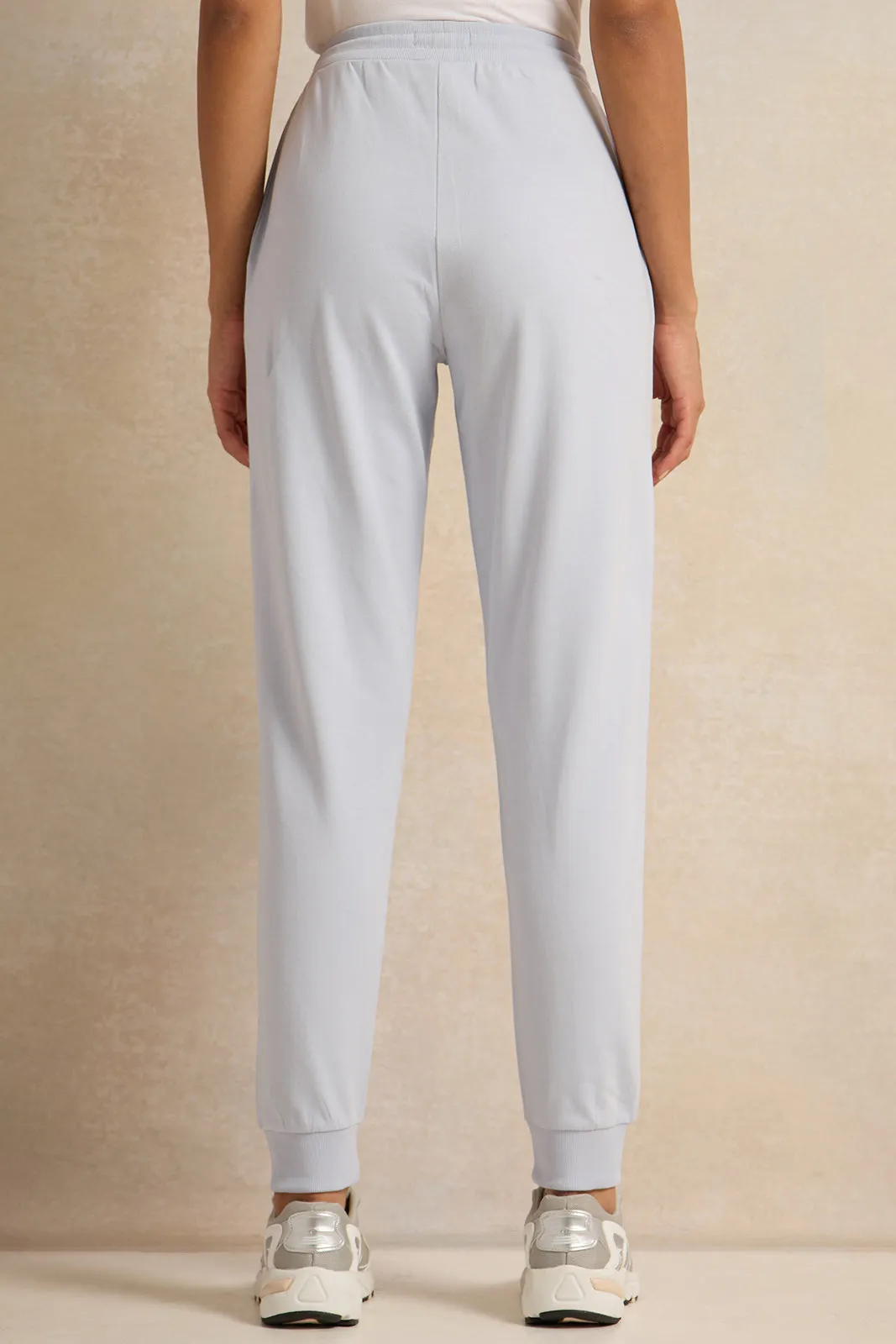 Women Blue Printed Active Pants sold by Redtag product image thumbnail 3