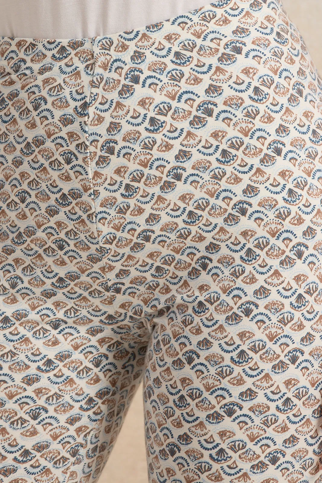 Women Ivory Printed Leggings sold by Redtag product image thumbnail 4