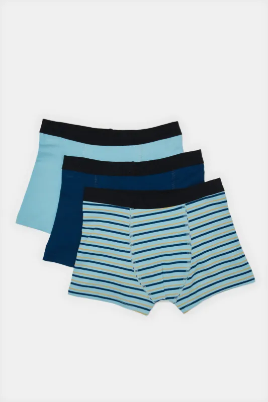 Boys Assorted Striped Boxer Set (Pack of 3) sold by Redtag