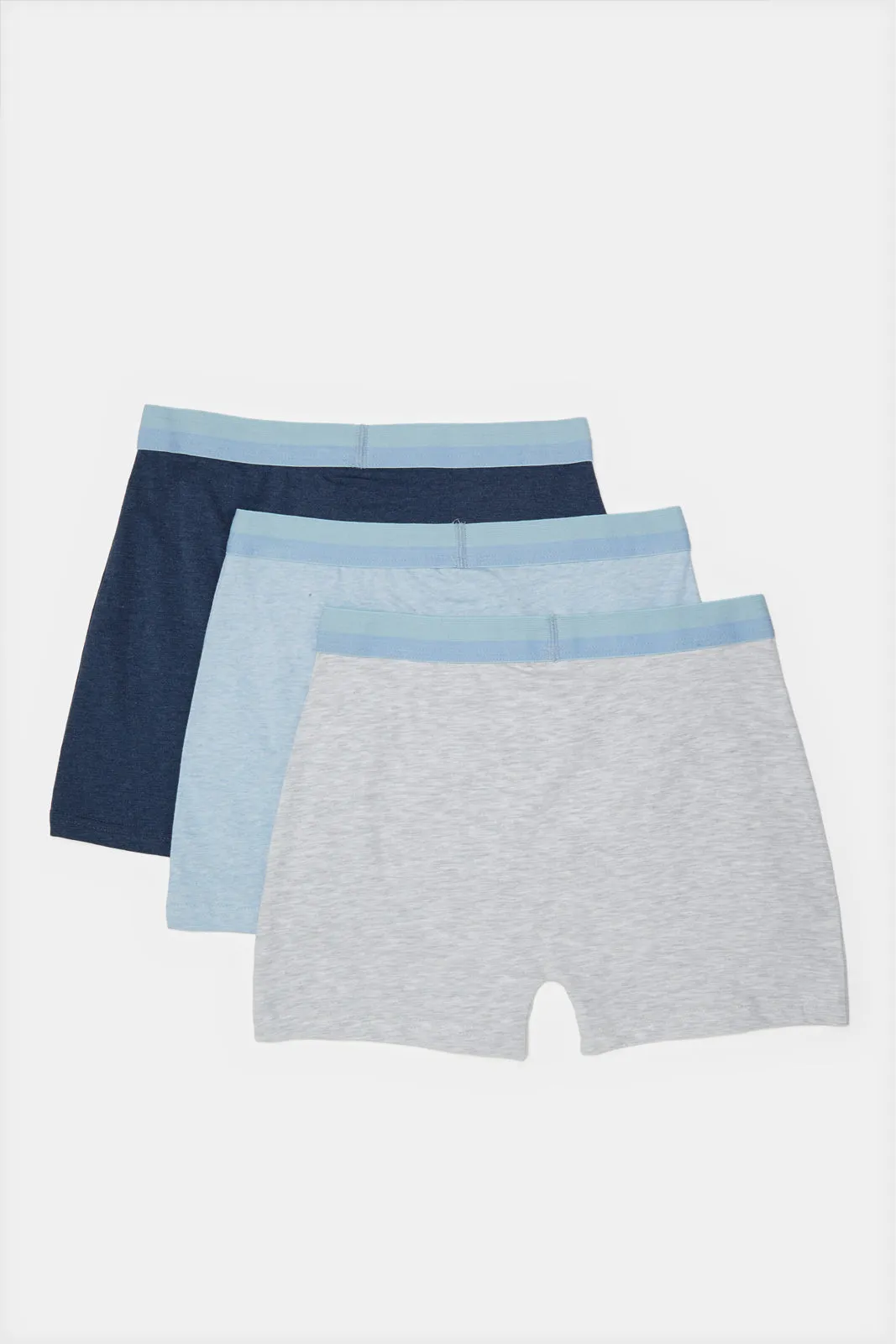 Senior Boys Assorted Solid Boxer Brief (Pack of 3) sold by Redtag product image thumbnail 3