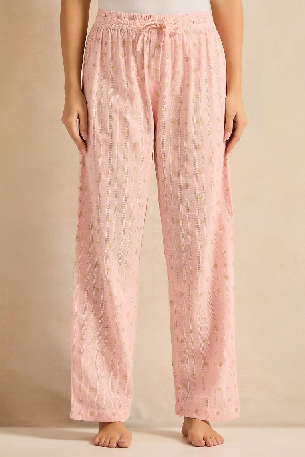 Women Pink Printed Pajama Set (2 Piece) sold by Redtag product image thumbnail 3
