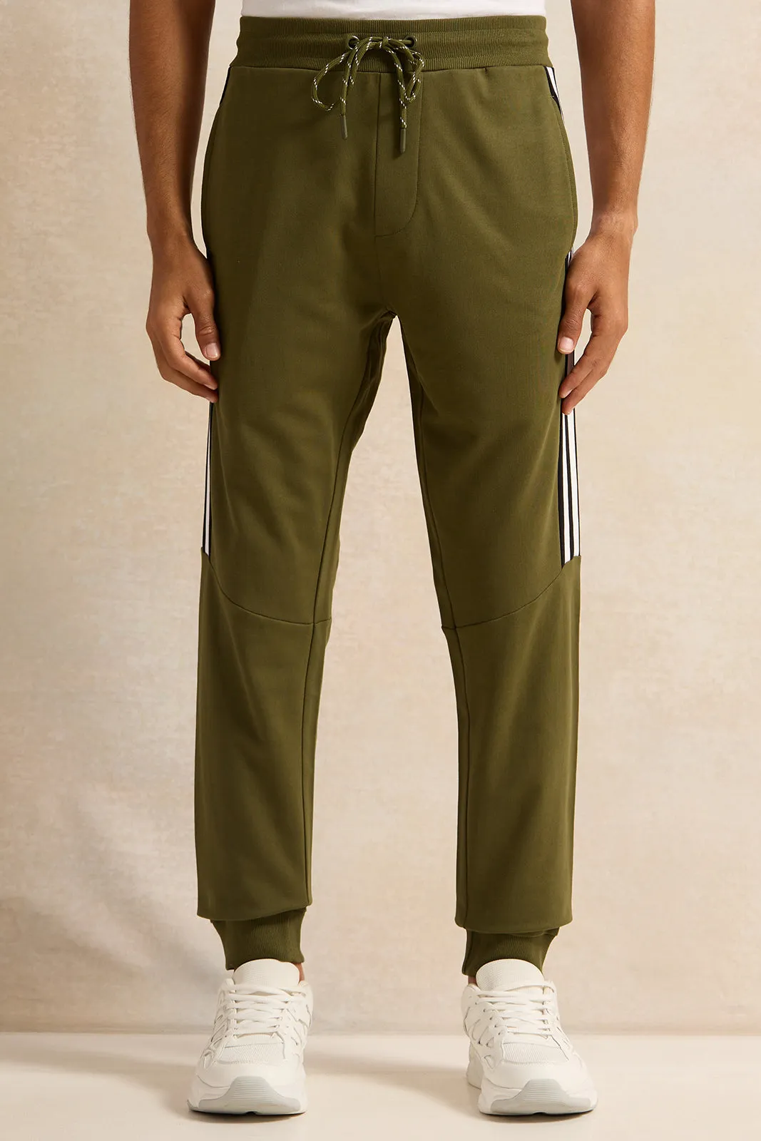 Men Green Active Track Pants sold by Redtag