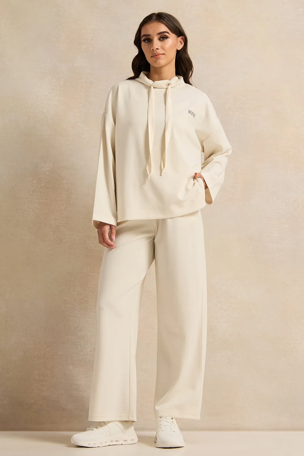 Women Ivory Wide Leg Pants sold by Redtag product image thumbnail 2