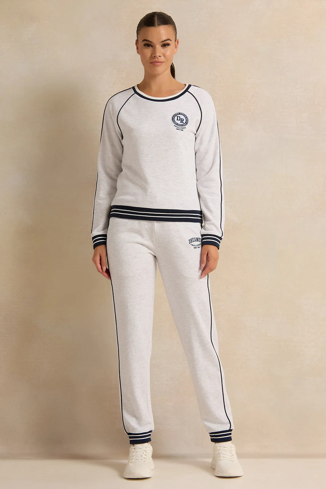 Women Grey Print Active Pant sold by Redtag product image thumbnail 2