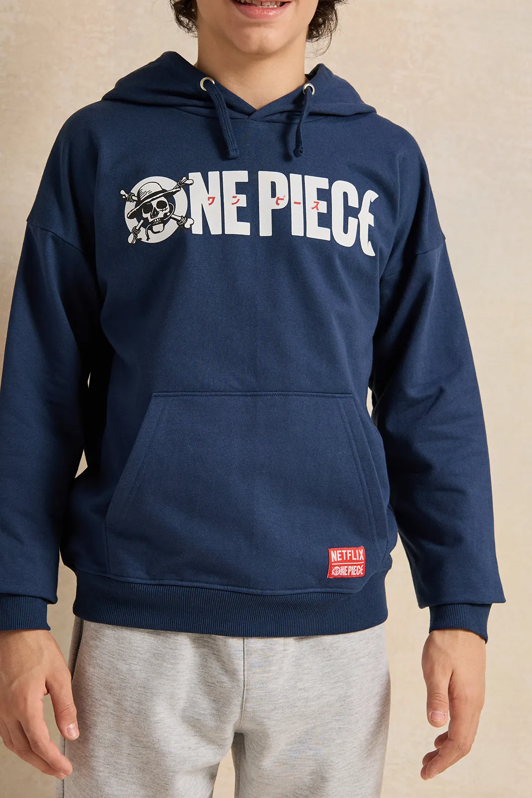 Senior Boys Blue One Piece Print Sweatshirt sold by Redtag product image thumbnail 4