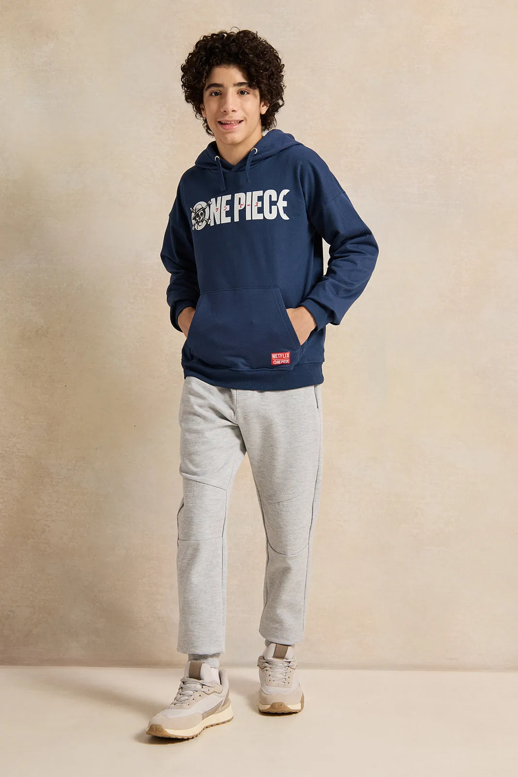 Senior Boys Blue One Piece Print Sweatshirt sold by Redtag product image thumbnail 2