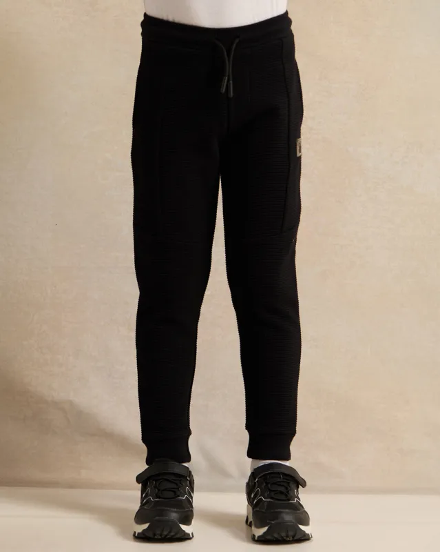 Boys Black Track Pants sold by Redtag