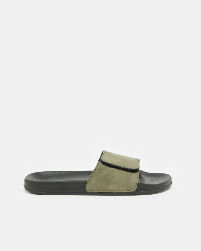 Men Grey Velcro Slide sold by Redtag
