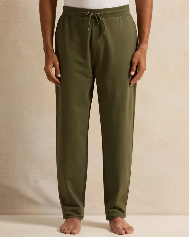Men Olive Pyjama Bottom sold by Redtag