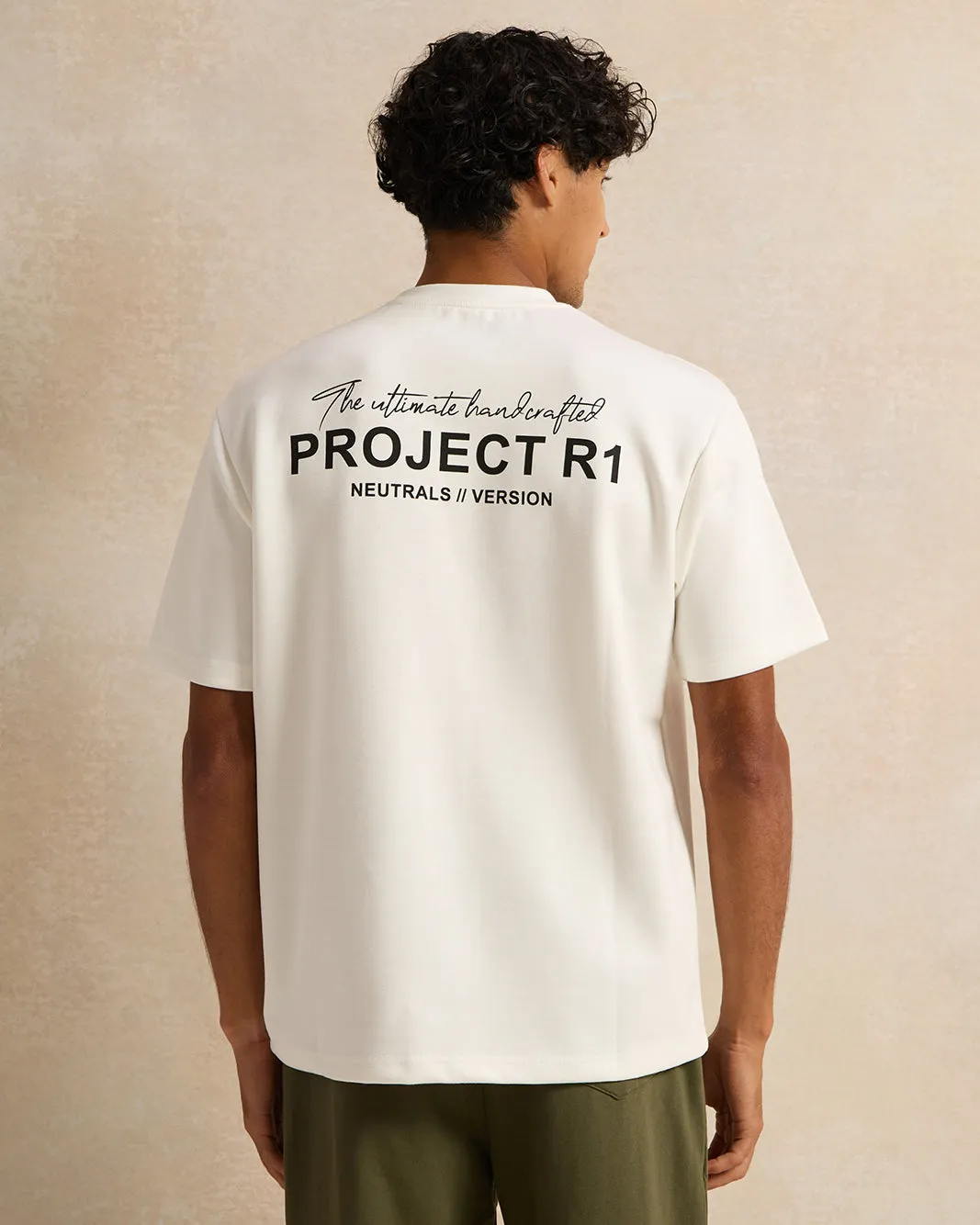 Men White Printed Lounge T-Shirt sold by Redtag product image thumbnail 3