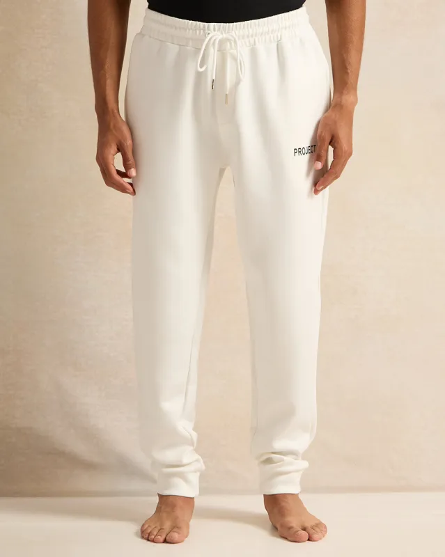 Men White Printed Lounge Pant sold by Redtag