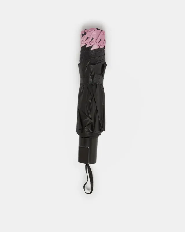 Black Printed  Foldable Umbrella made by Redtag