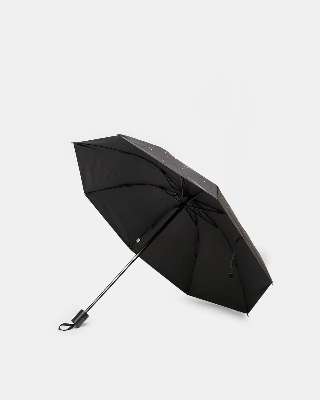 Black Printed Foldable Umbrella sold by Redtag product image thumbnail 5