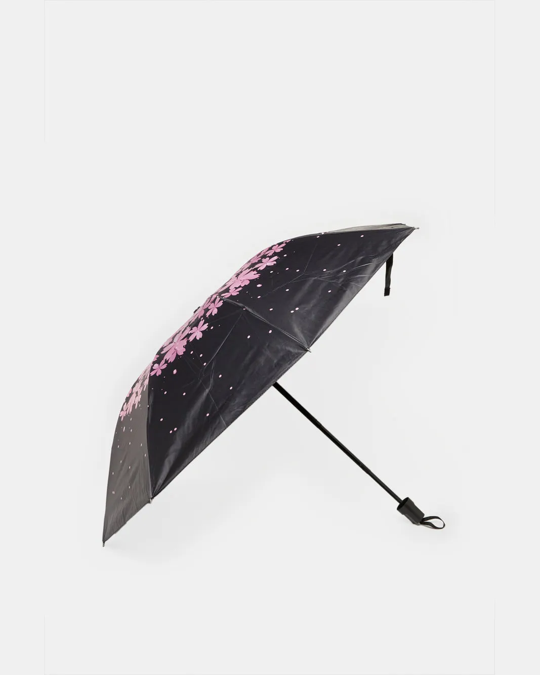 Black Printed Foldable Umbrella sold by Redtag product image thumbnail 2