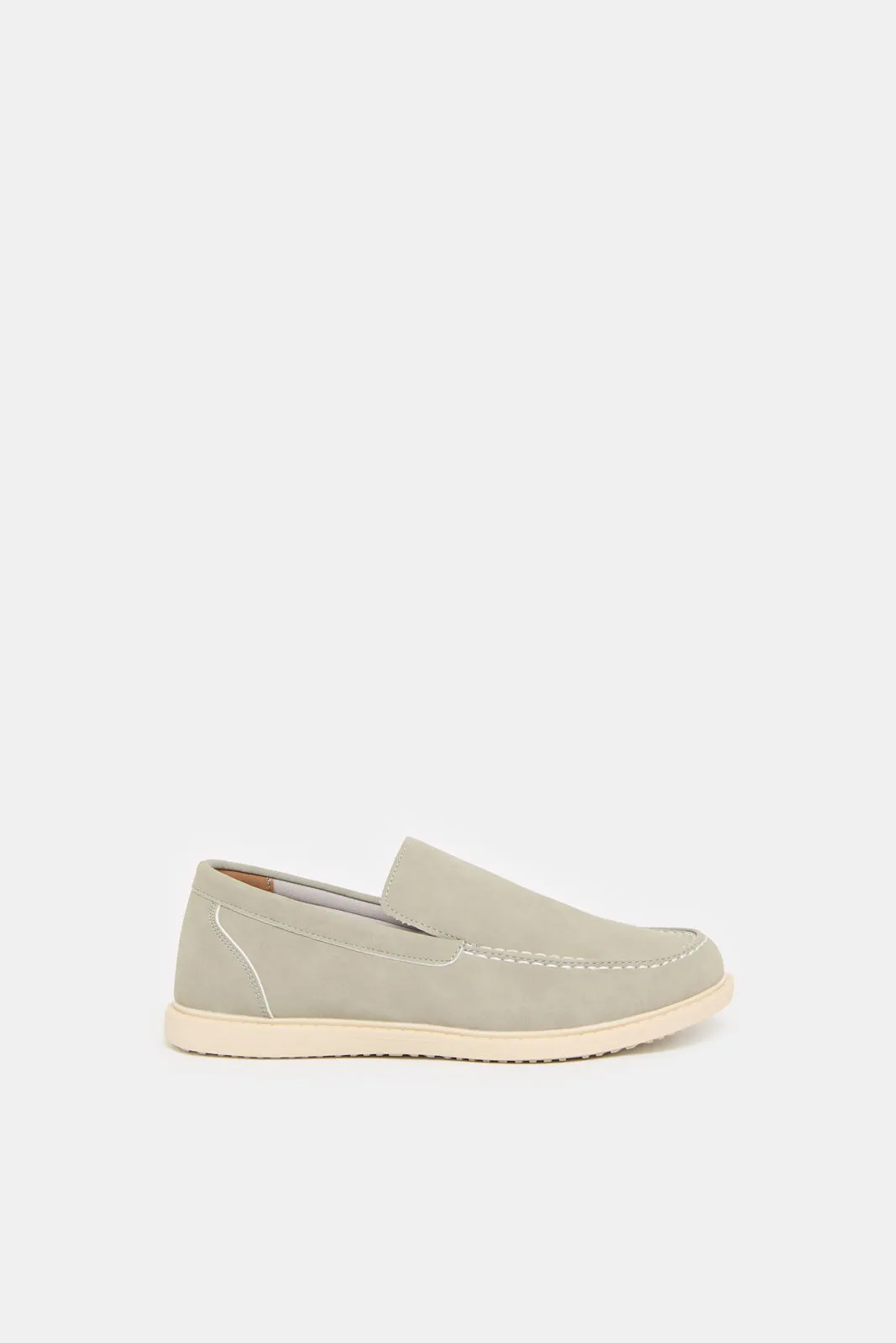 Senior Boys Grey Plain Loafer sold by Redtag