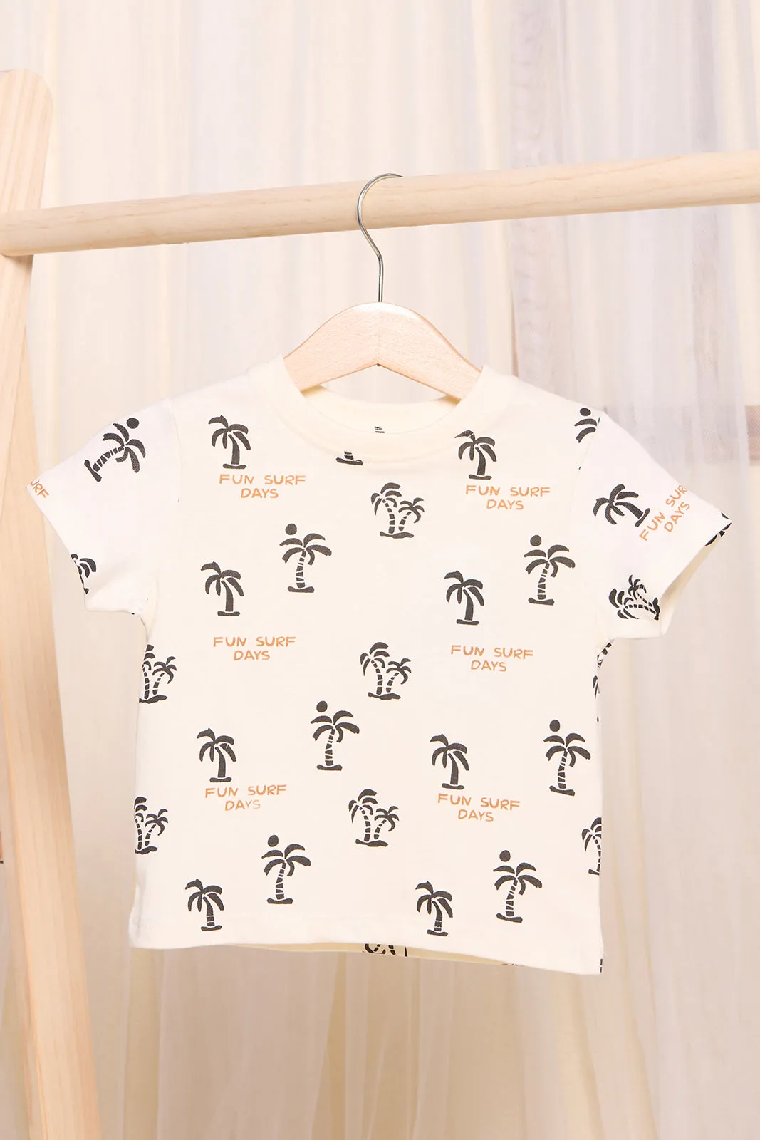 Infant Boys Cream Printed Casual Set (2 Piece) sold by Redtag product image thumbnail 2