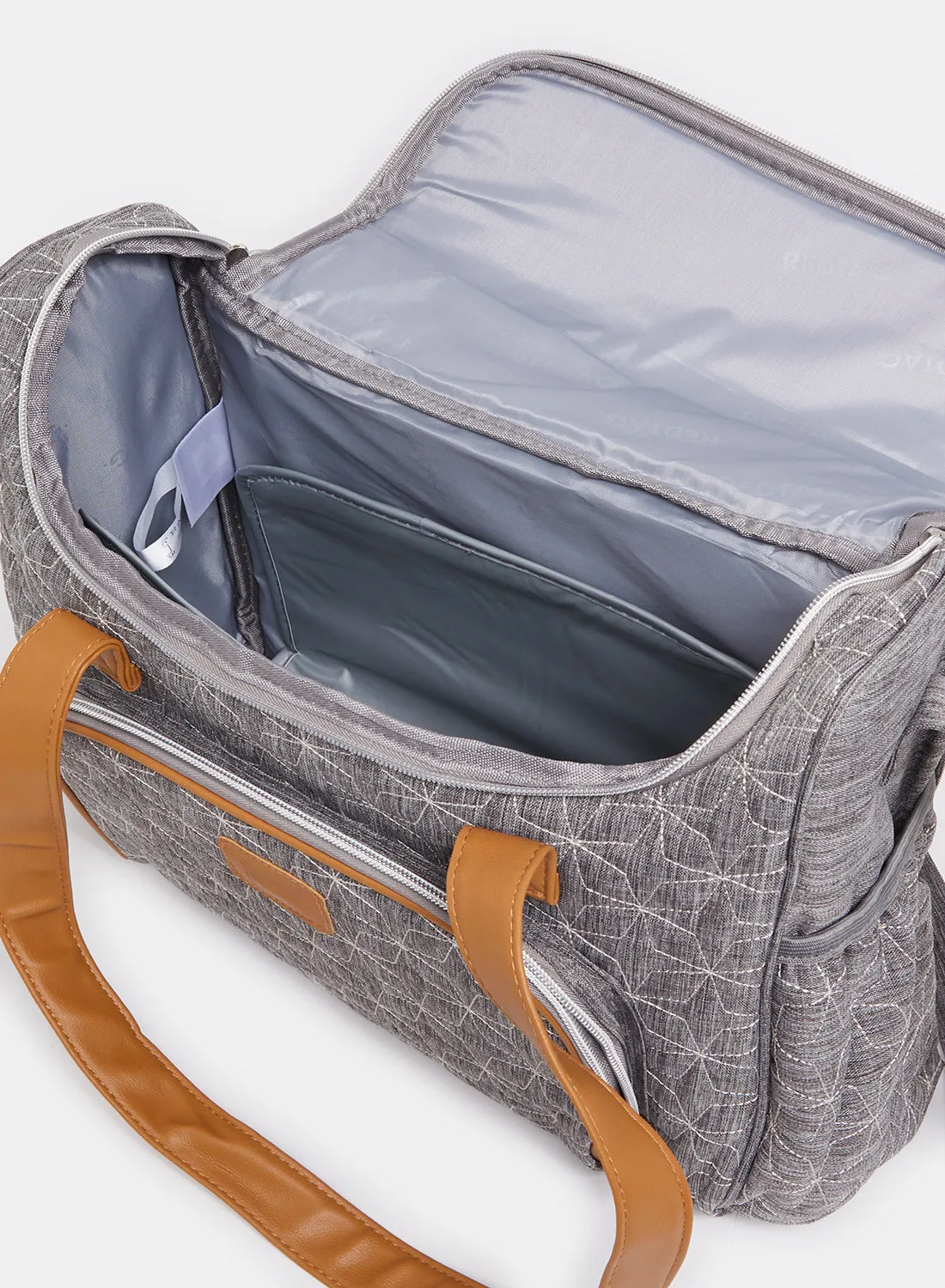 Grey Diaper Bag (2 Piece) sold by Redtag product image thumbnail 4