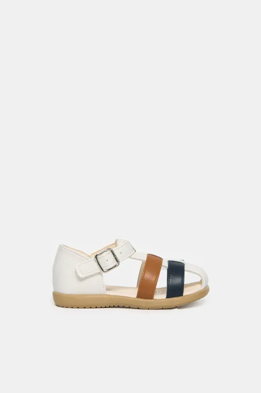 Infant Boys White Fisherman Sandals sold by Redtag