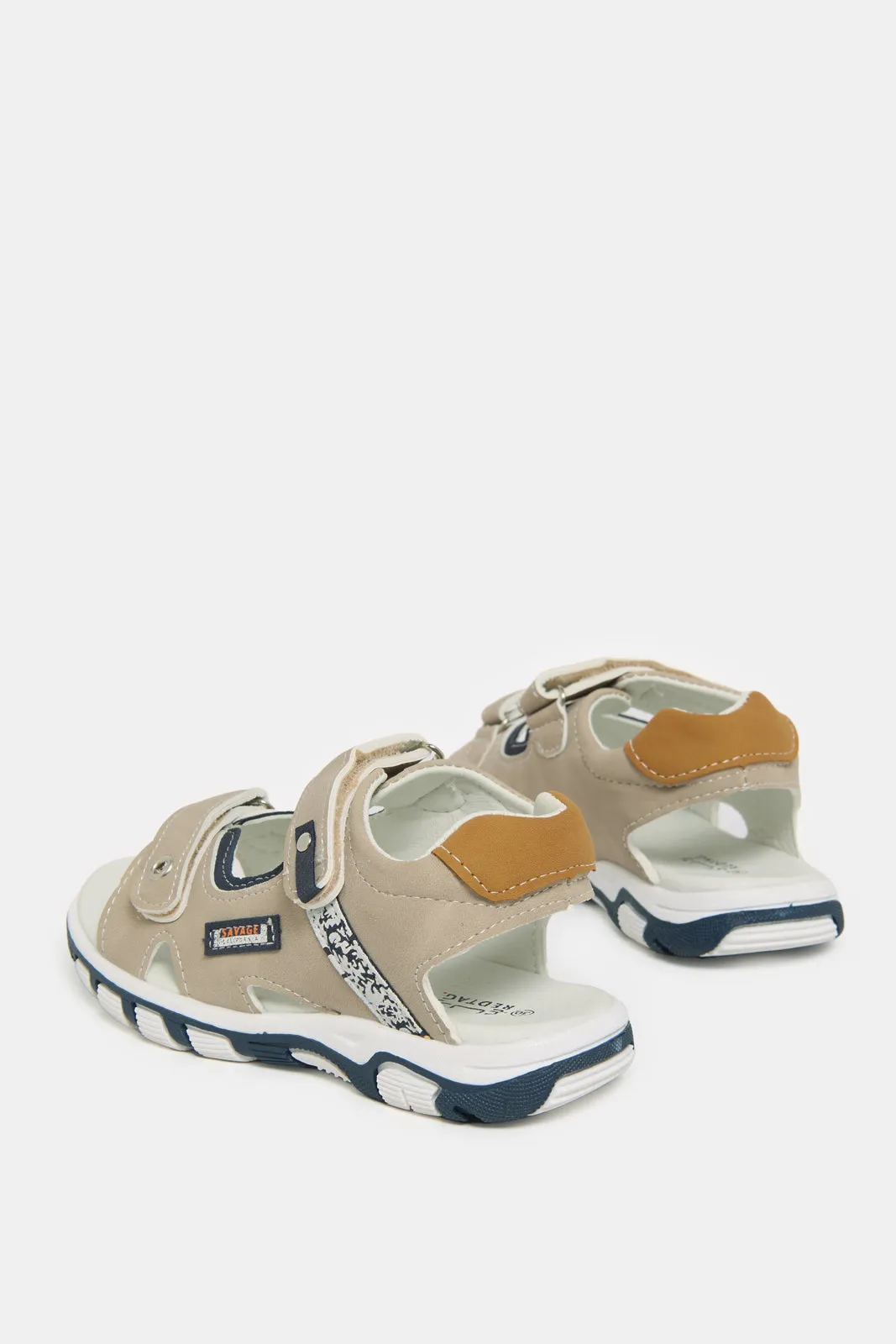 Boys Grey Patchwork Sport Sandals sold by Redtag product image thumbnail 4