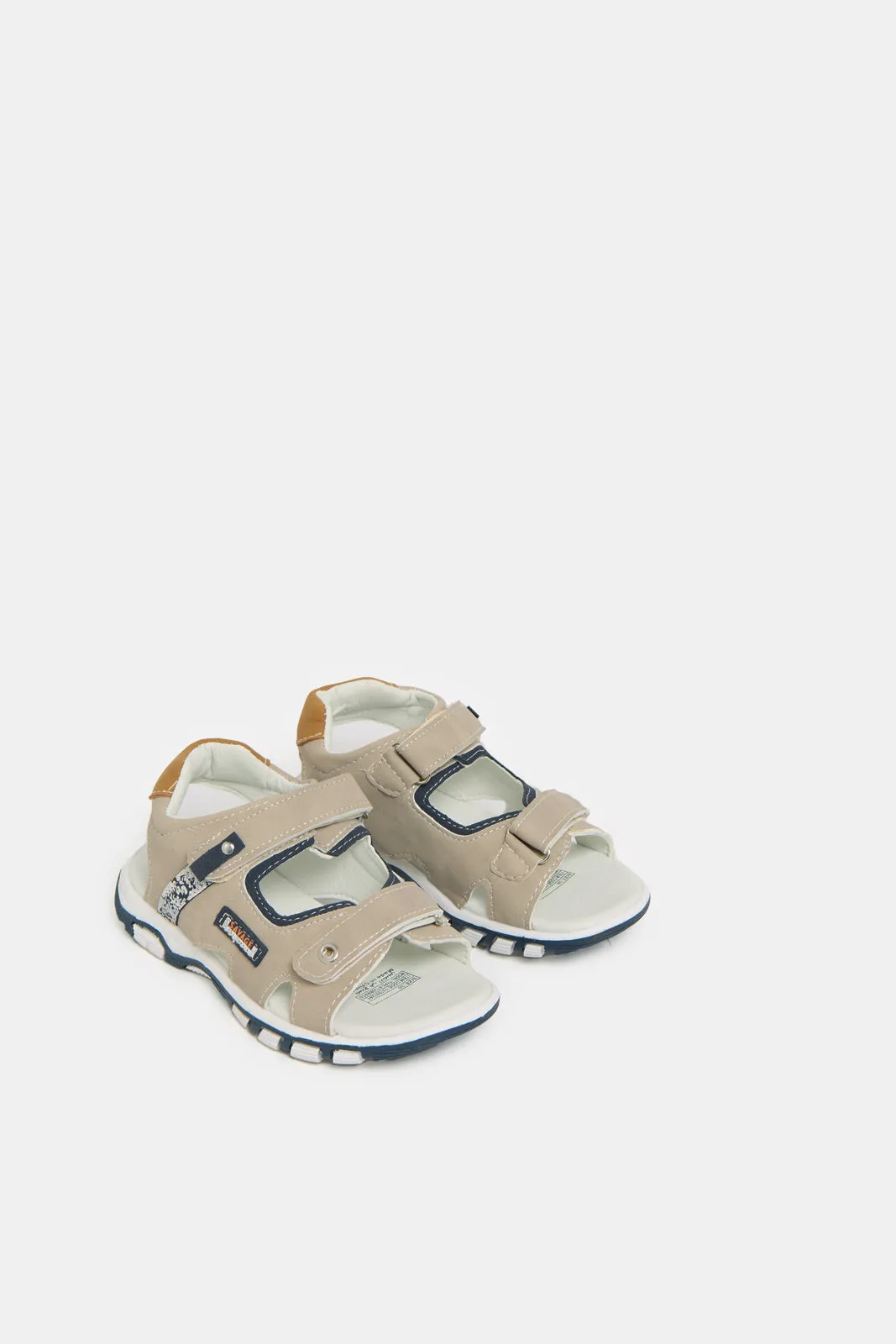Boys Grey Patchwork Sport Sandals sold by Redtag product image thumbnail 2