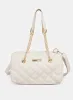 Women Cream Textured Bollin Bag sold by Redtag