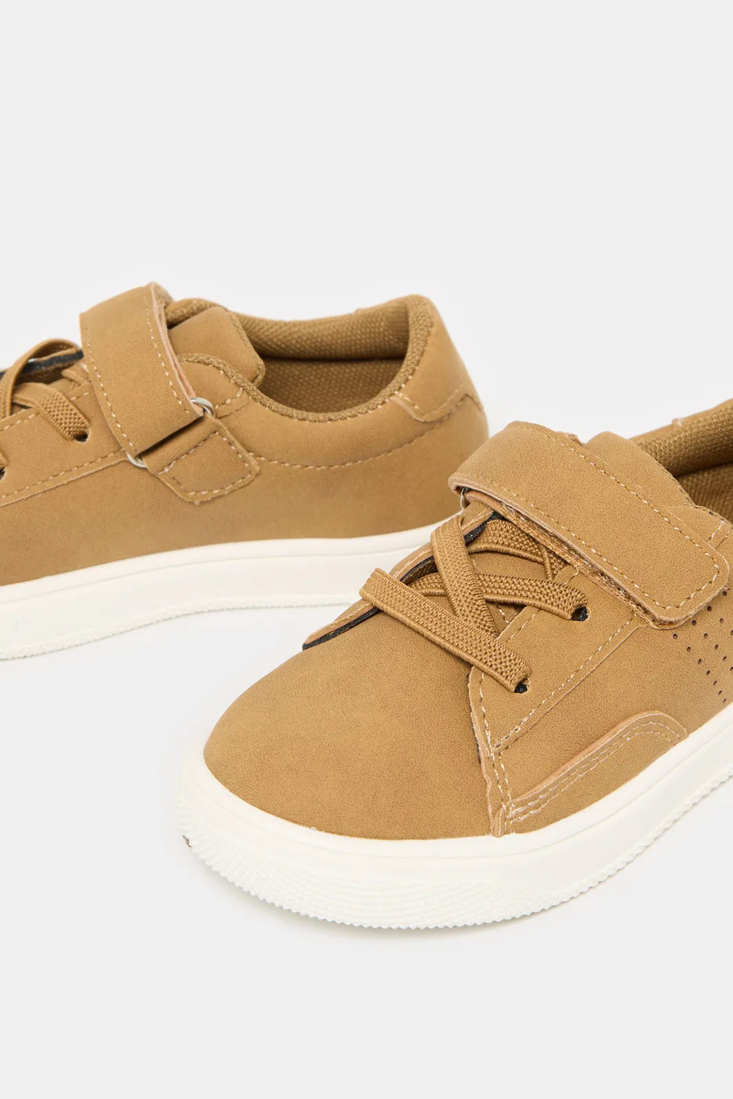 Infant Boys Tan Velcro Strap Sneaker sold by Redtag product image thumbnail 3