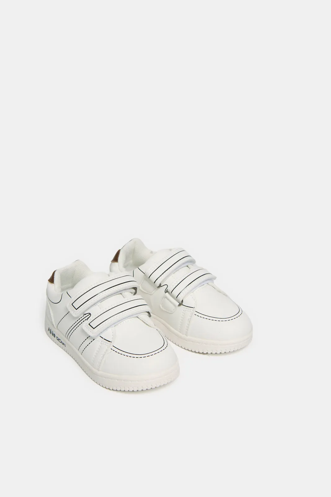 Infant Boys White Double Strap Sneaker sold by Redtag product image thumbnail 2