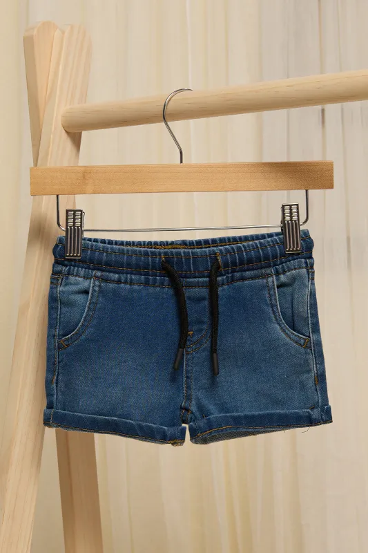 Infant Boys Blue  Denim Shorts sold by Redtag