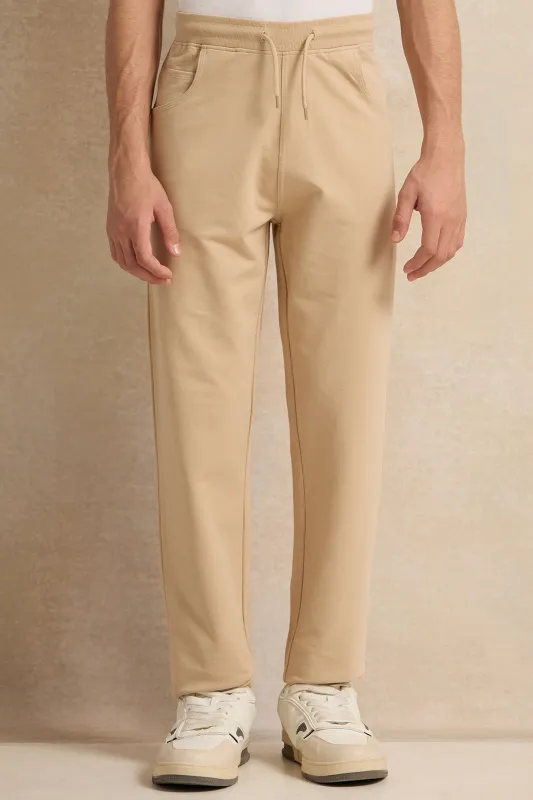 Senior Boys Beige Stretch Active Pants sold by Redtag