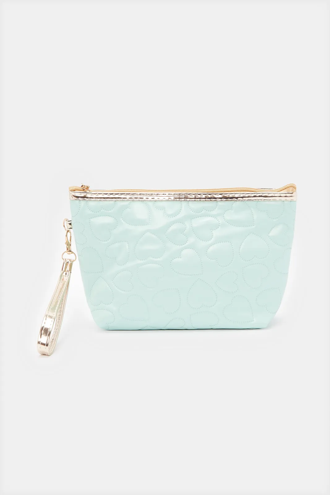 Women Mint Quilted Pouch sold by Redtag