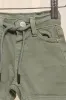 Infant Boys Olive Denim Shorts sold by Redtag