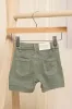 Infant Boys Olive Denim Shorts sold by Redtag