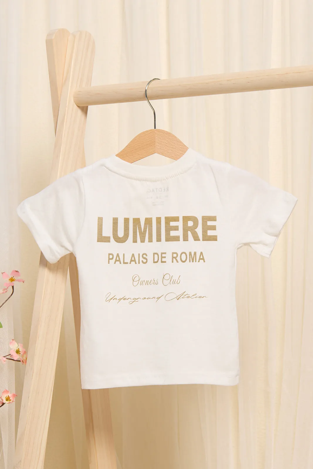 Infant Boys Beige Printed Shirt Set (2 Piece) sold by Redtag product image thumbnail 4