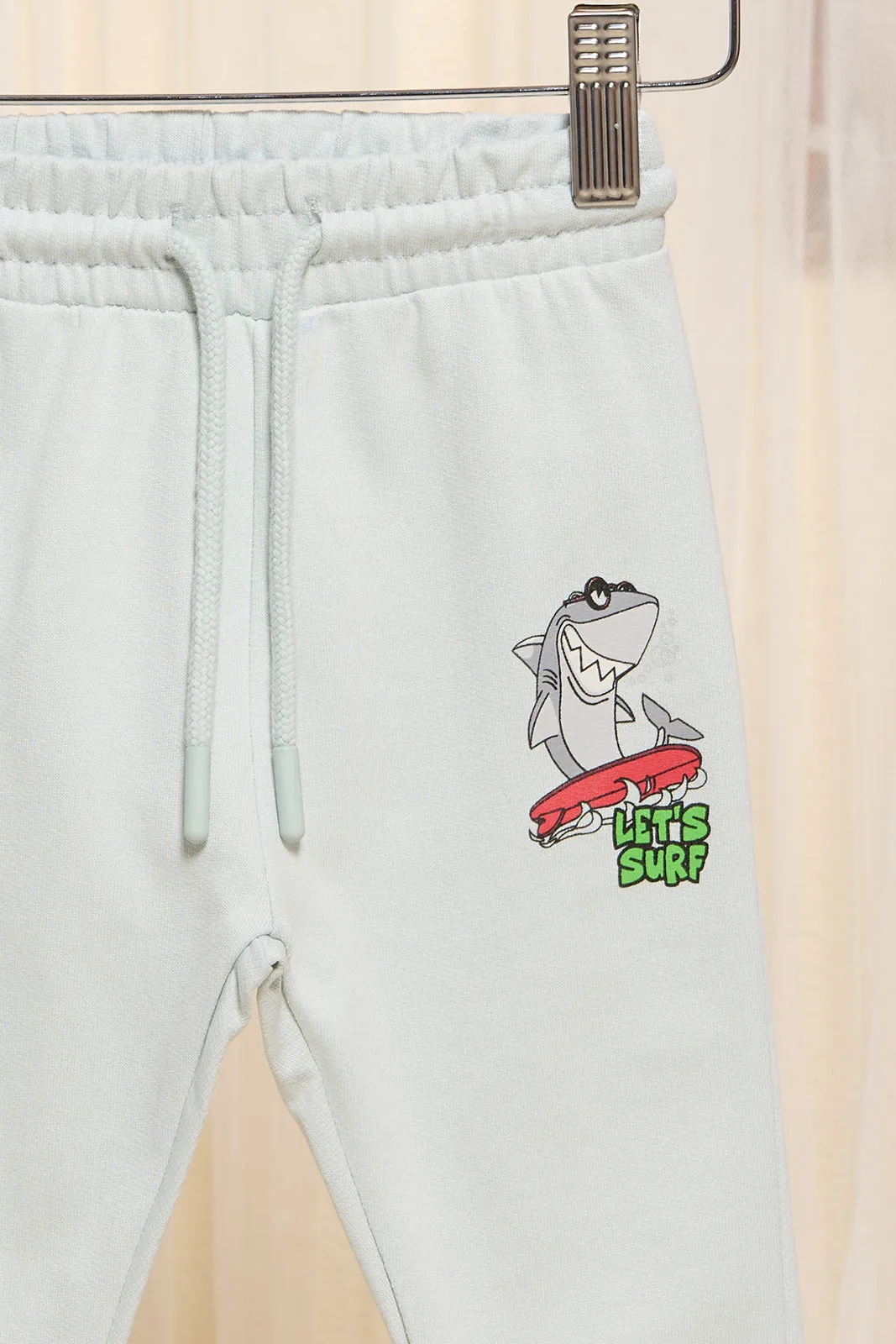 Infant Boys Blue Printed Active Pants sold by Redtag product image thumbnail 2