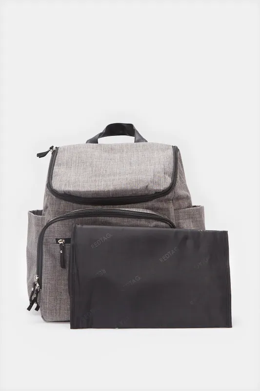 Grey Casual/Maternal Dual-Purpose Backpack sold by Redtag