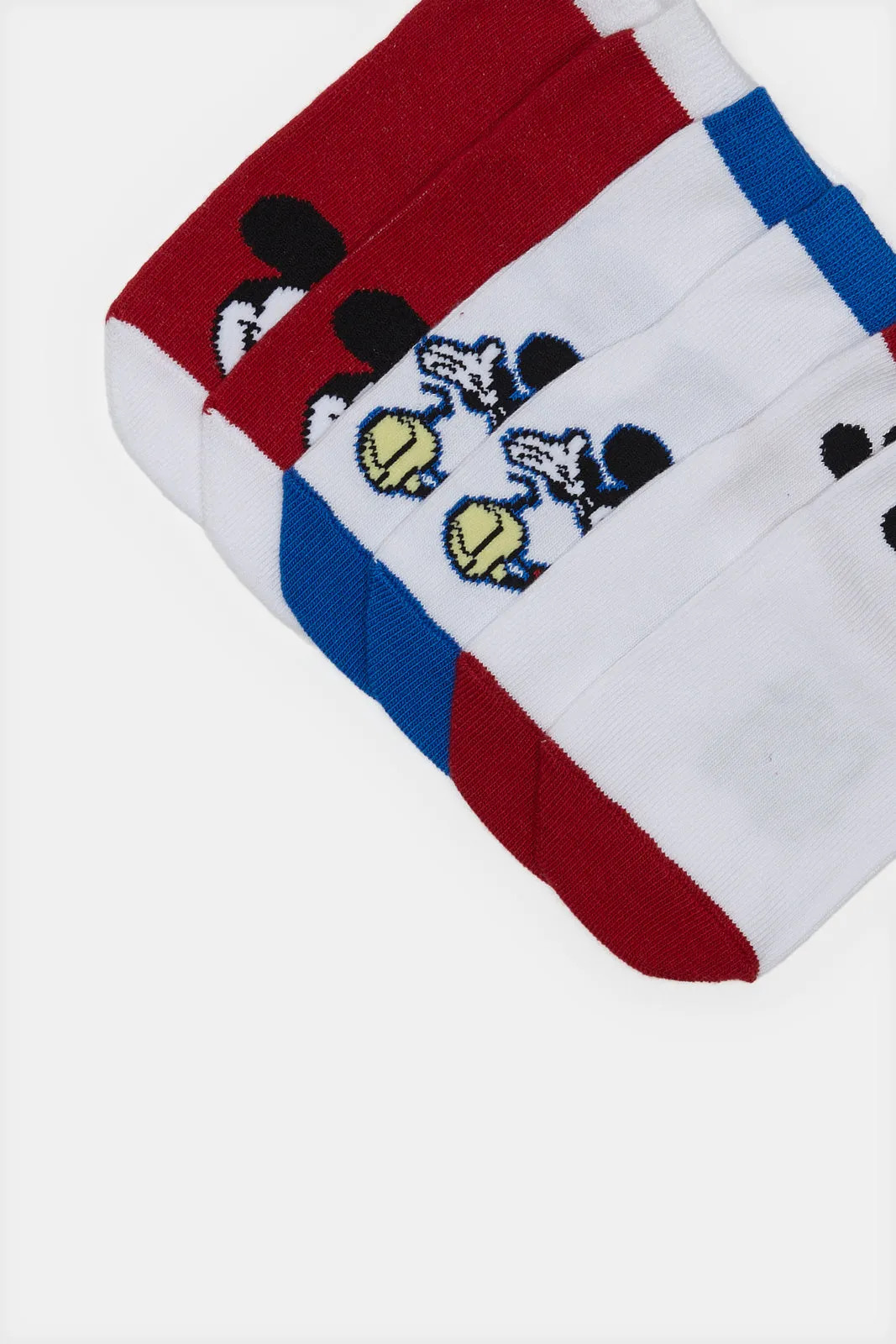 Infant Boys Assorted Mickey Ankle-Length Socks Set (3 Pairs) sold by Redtag product image thumbnail 3