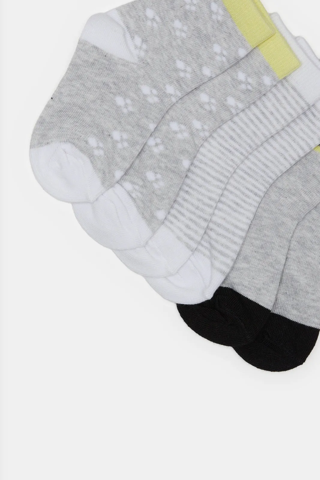 Infant Boys Grey Printed Crew-Length Socks Set (3 Pairs) sold by Redtag product image thumbnail 3