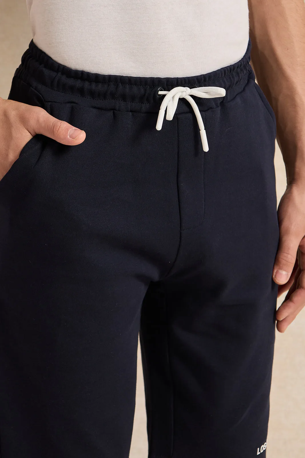 Senior Boys Navy Lounge Active Shorts sold by Redtag product image thumbnail 4