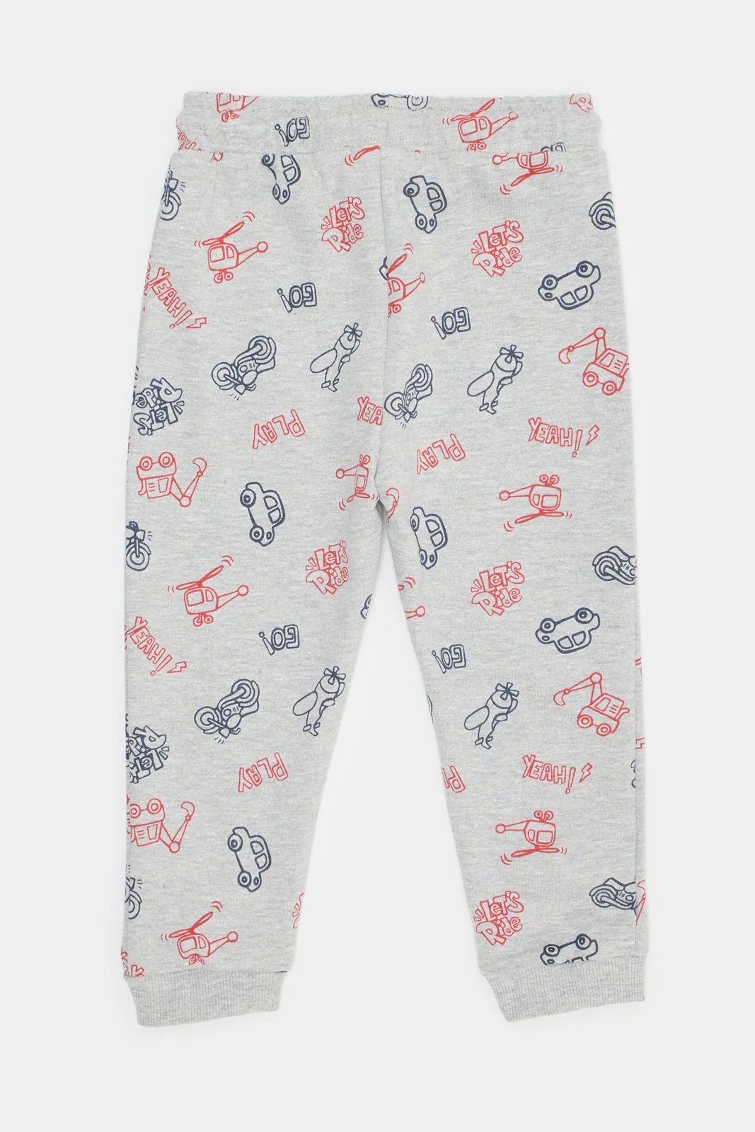 Infant Boys Grey Printed Active Pants sold by Redtag product image thumbnail 3