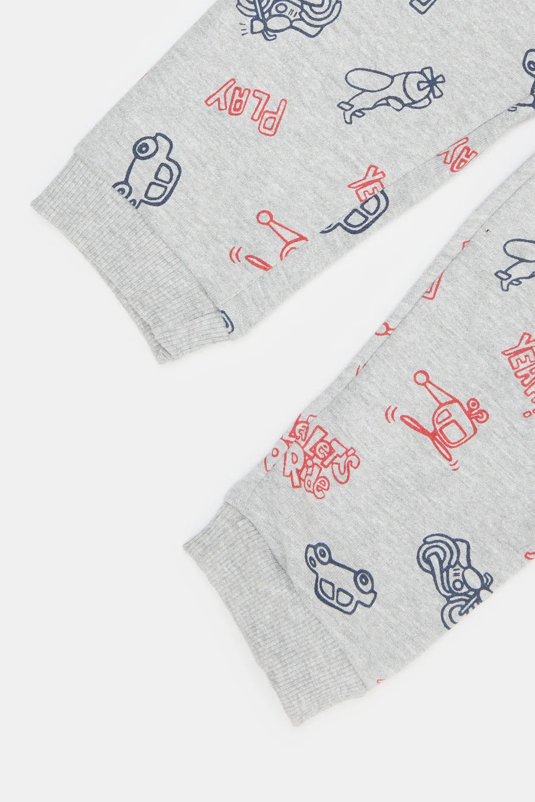 Infant Boys Grey Printed Active Pants sold by Redtag product image thumbnail 4