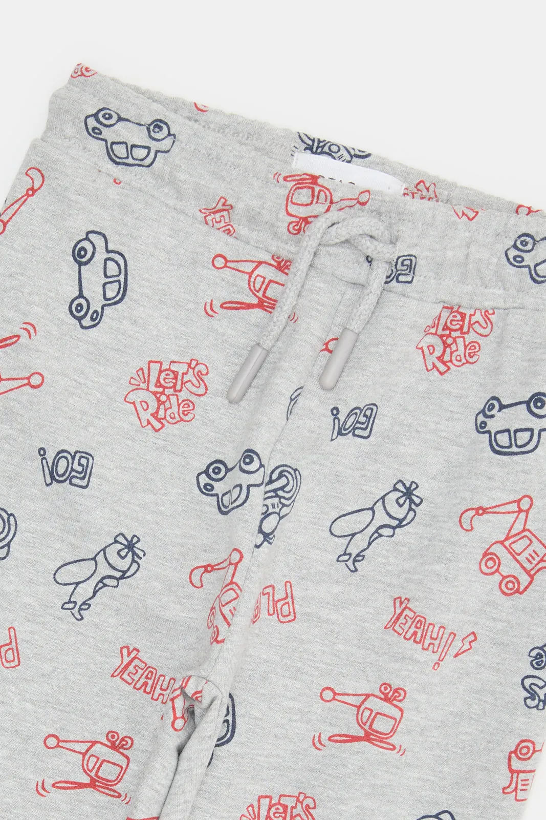 Infant Boys Grey Printed Active Pants sold by Redtag product image thumbnail 2