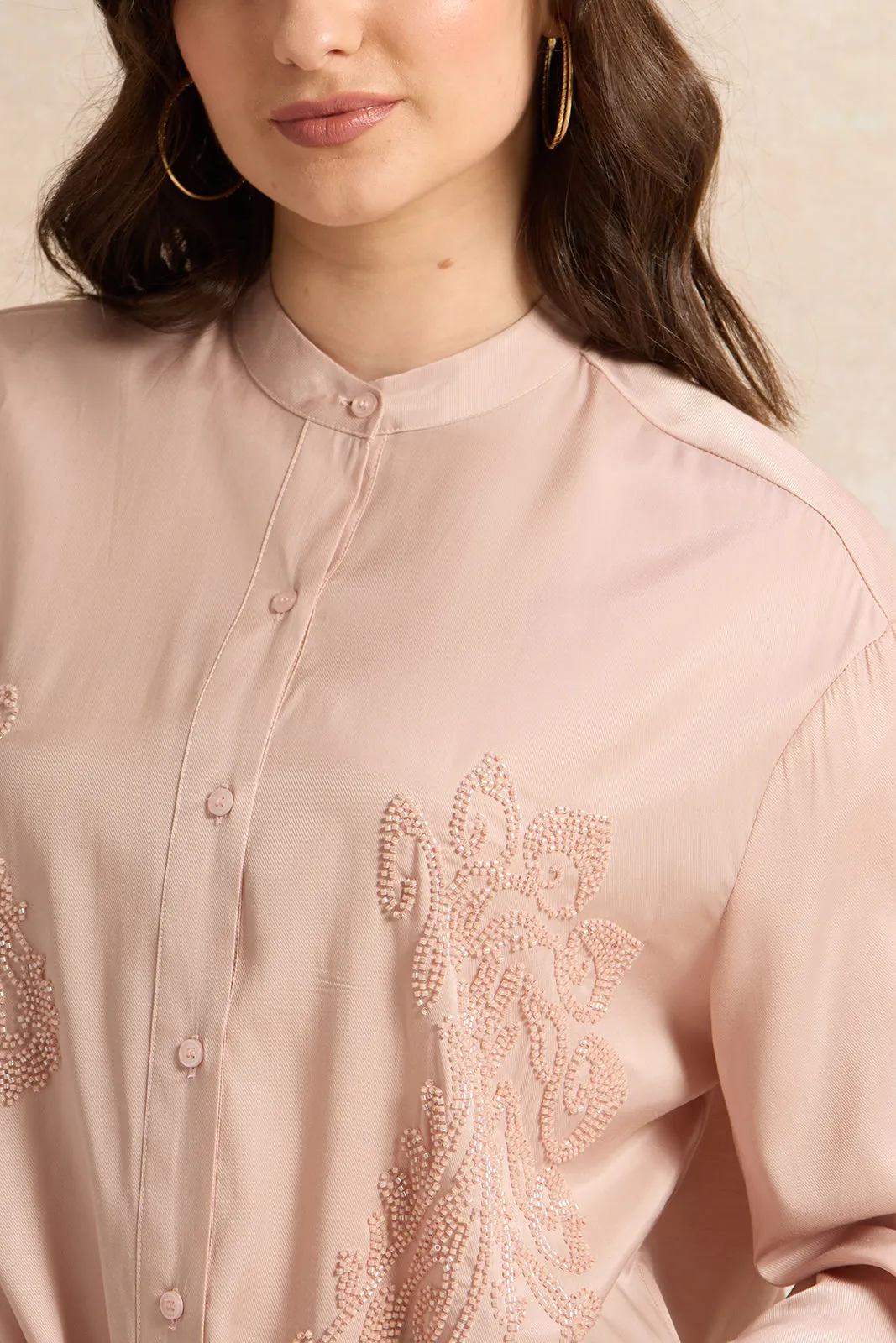 Women Pink Embellished Blouse sold by Redtag product image thumbnail 4