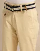 Boys Beige Twill Trouser With Belt sold by Redtag