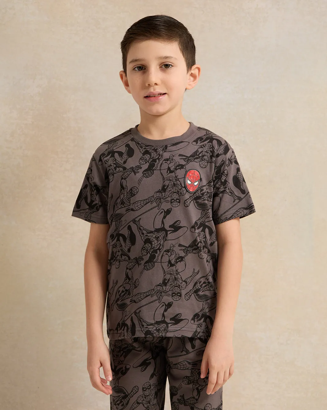 Boys Charcoal Spider man Pyjama Set (2 Piece) sold by Redtag product image thumbnail 2