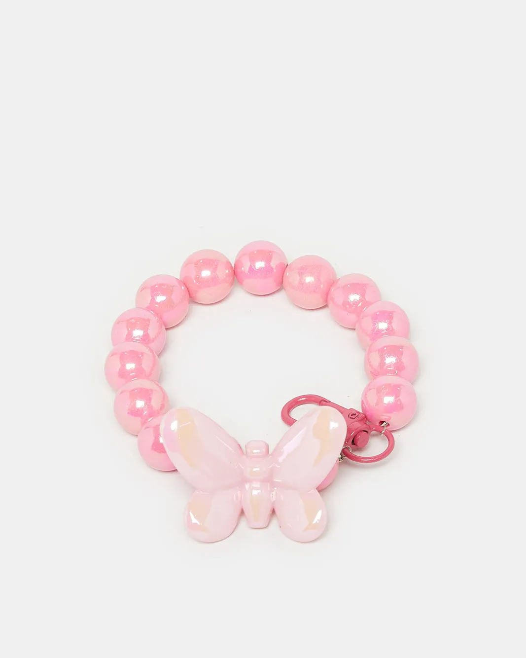 Pink Embellished Key Ring sold by Redtag