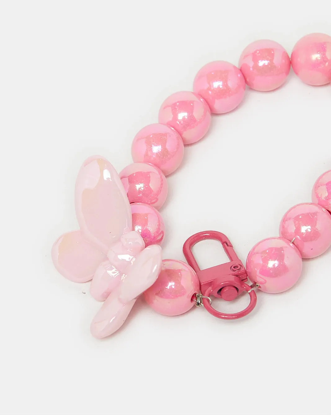 Pink Embellished Key Ring sold by Redtag product image thumbnail 3