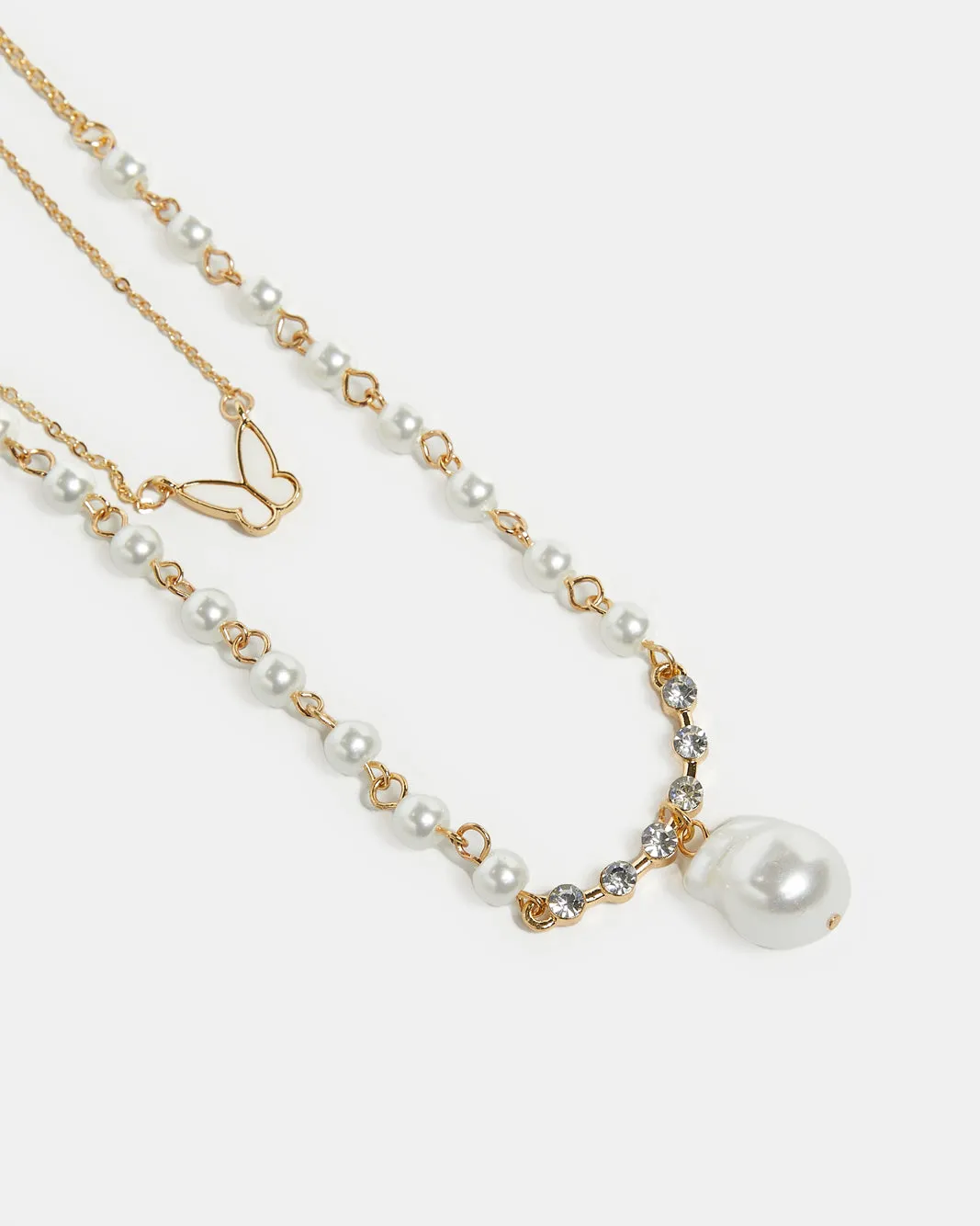 Women Gold Layered Necklace sold by Redtag product image thumbnail 3