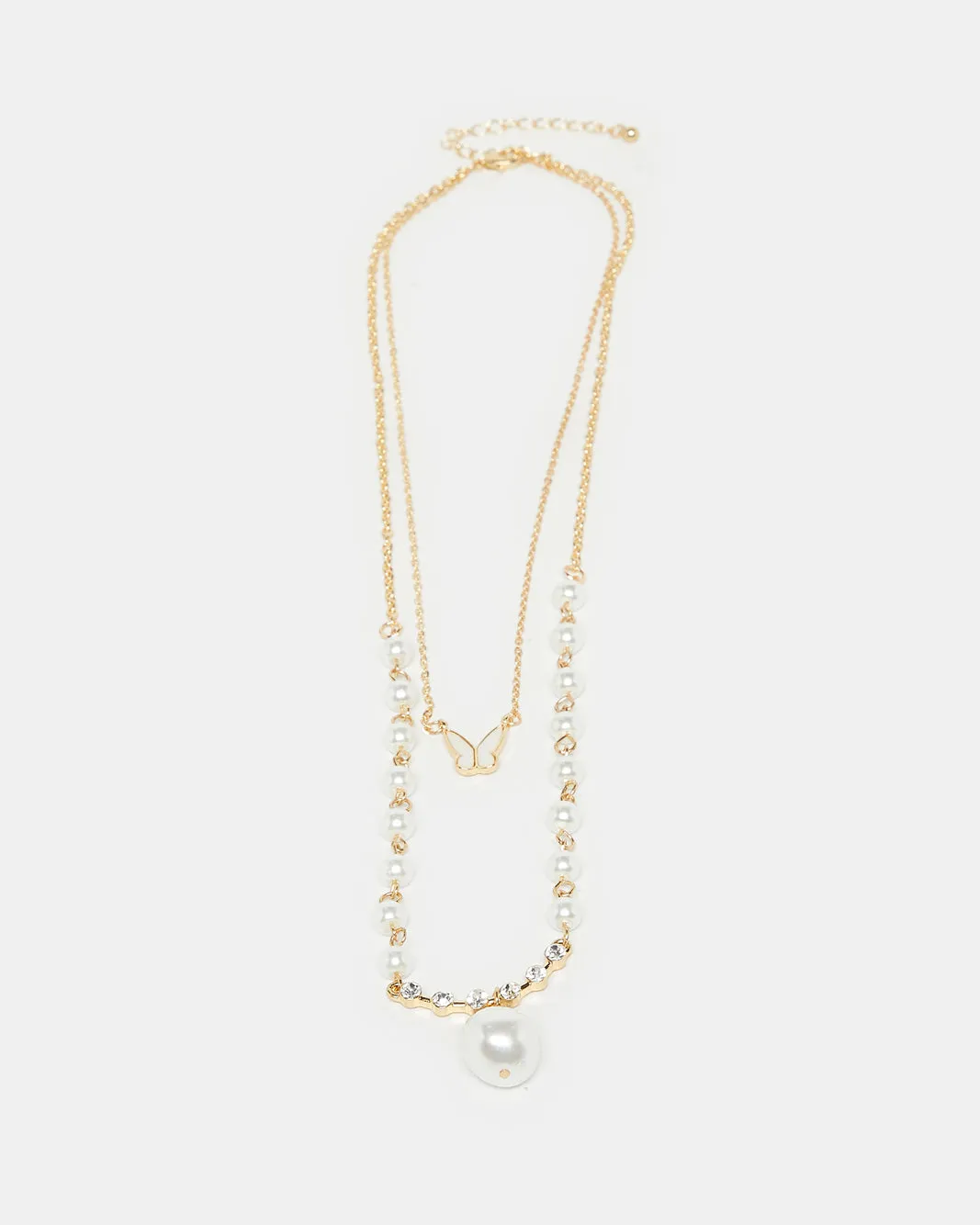 Women Gold Layered Necklace sold by Redtag
