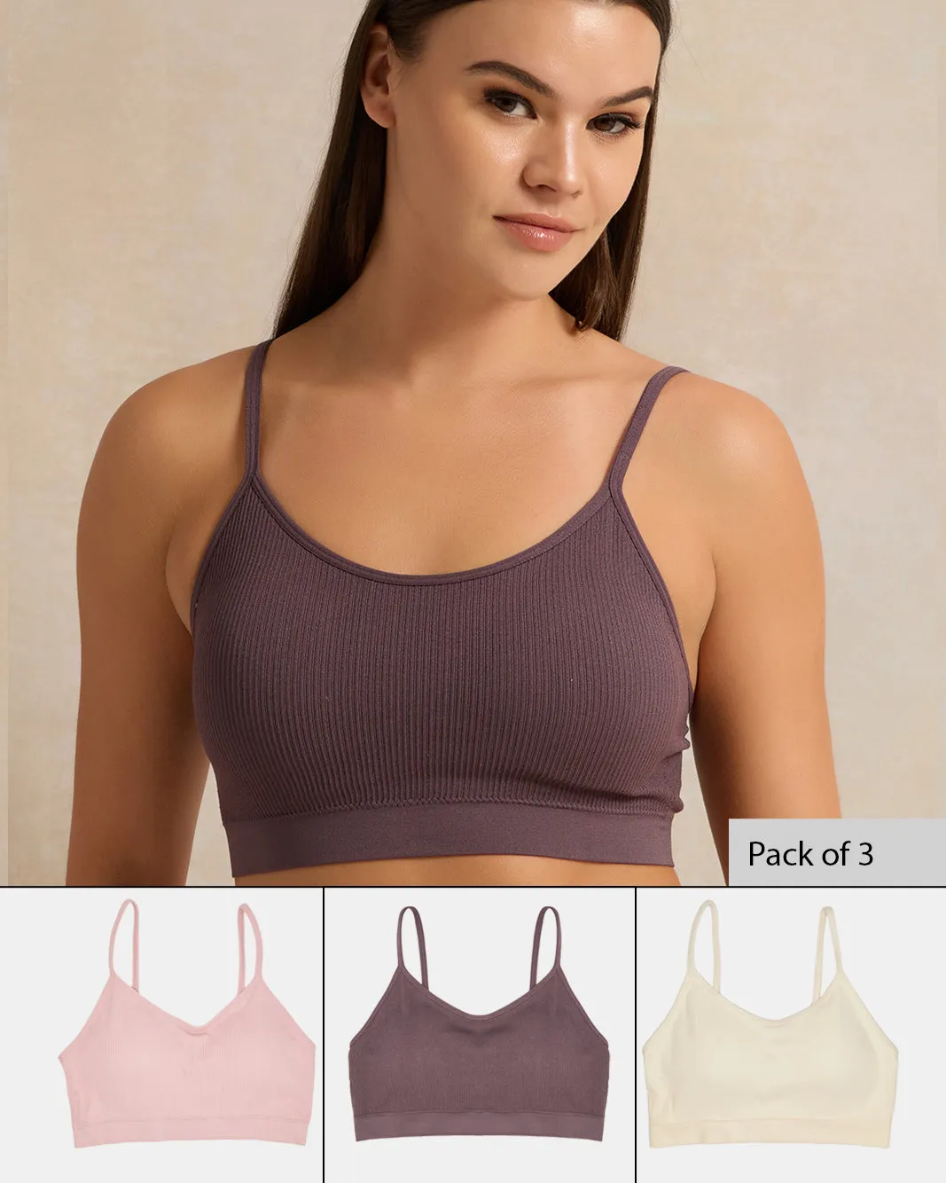Women Assorted Comfort Bra Set (Pack of 3) sold by Redtag